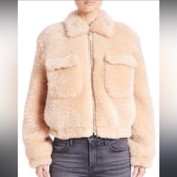 Helmut Lang Shearling Bomber Jacket - Picture 6 of 14